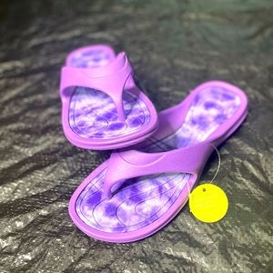 Purple Sandals by Tek Gear